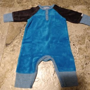 Authentic coccoli velour one piece size 1 month